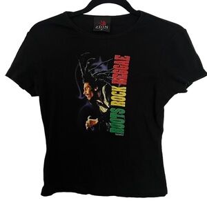 Zion Rootswear Black Bob Marley Short Sleeve Tee T Shirt Medium